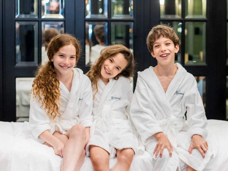 Children's spa is designed specifically for children